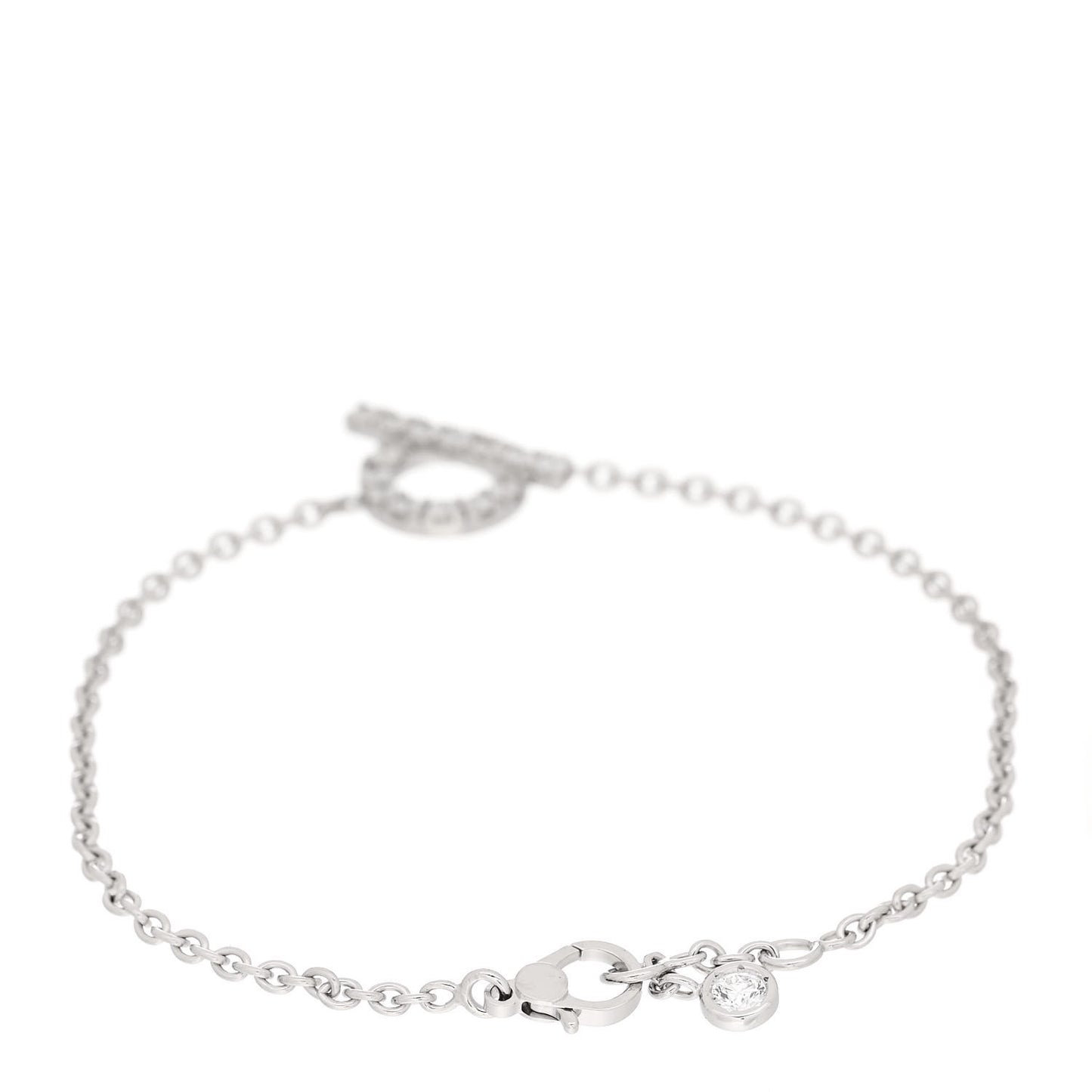 18K White Gold Diamond Finesse Bracelet ST