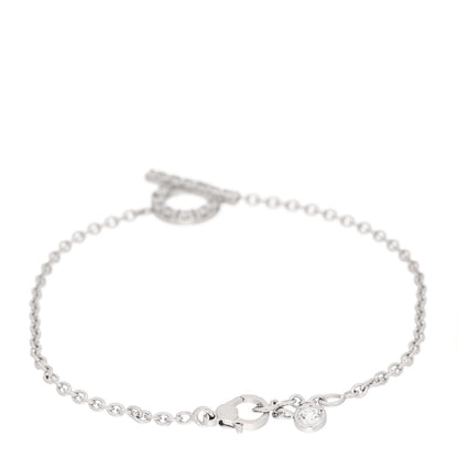 Hermes 18K White Gold Diamond Finesse Bracelet ST 2 of 4