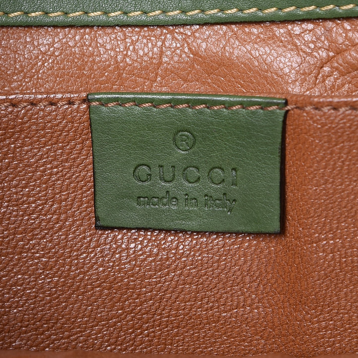 Calfskin Horsebit Chain Clutch Green