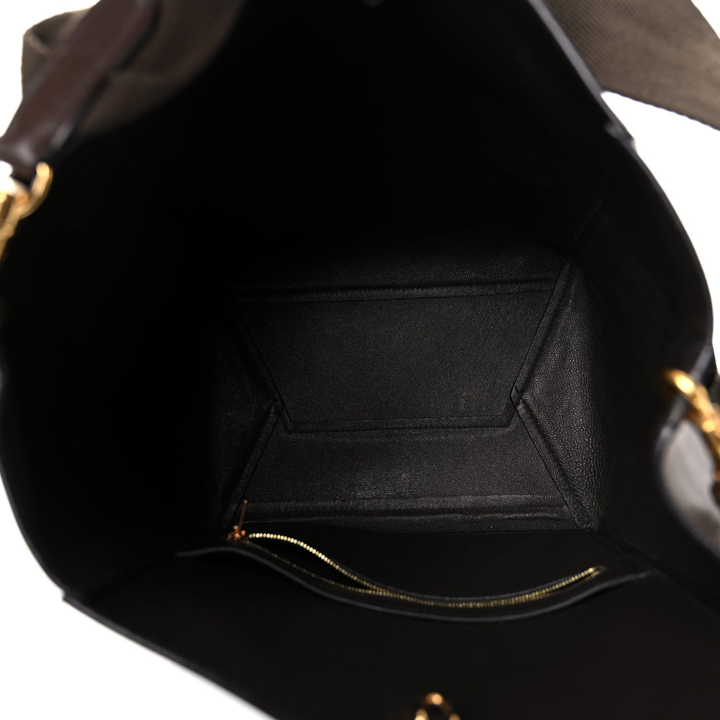 Supersoft Calfskin Sangle Bucket Bag Wood