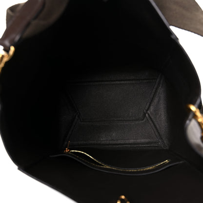 Celine Supersoft Calfskin Sangle Bucket Bag Wood 5 of 24