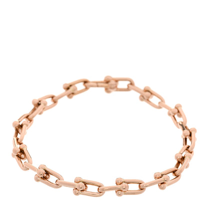 Tiffany 18K Rose Gold Small HardWear Link Bracelet 1 of 4