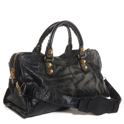 Balenciaga Chevre Giant 21 Gold Hardware Part Time Black 3 of 14