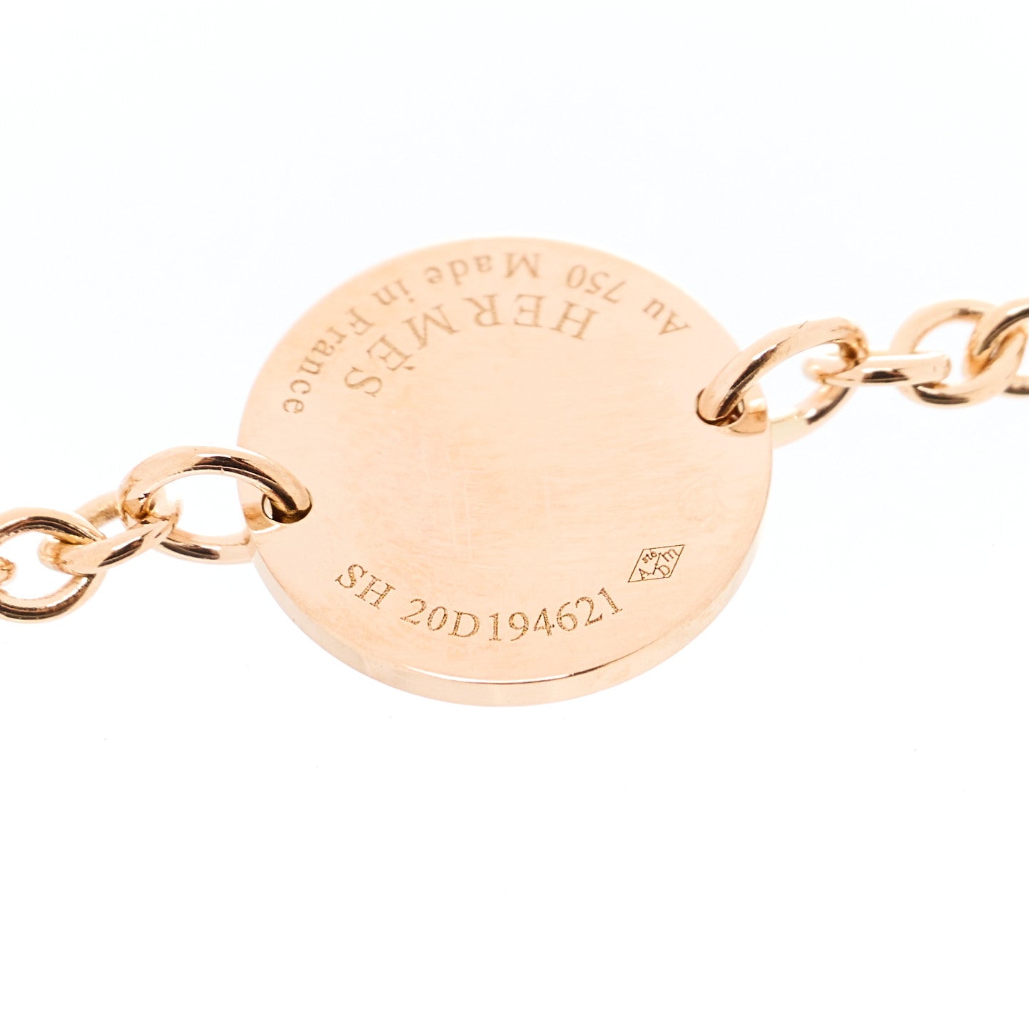 Hermes 18K Rose Gold Confettis Bracelet SH 4 of 5