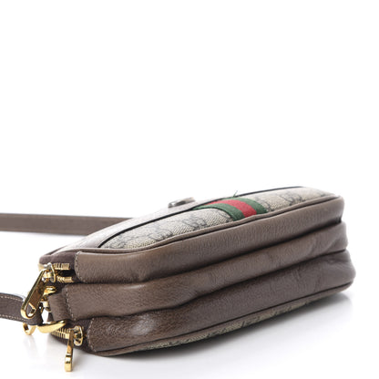 Gucci GG Supreme Monogram Web Mini Ophidia GG Bag Brown 4 of 12