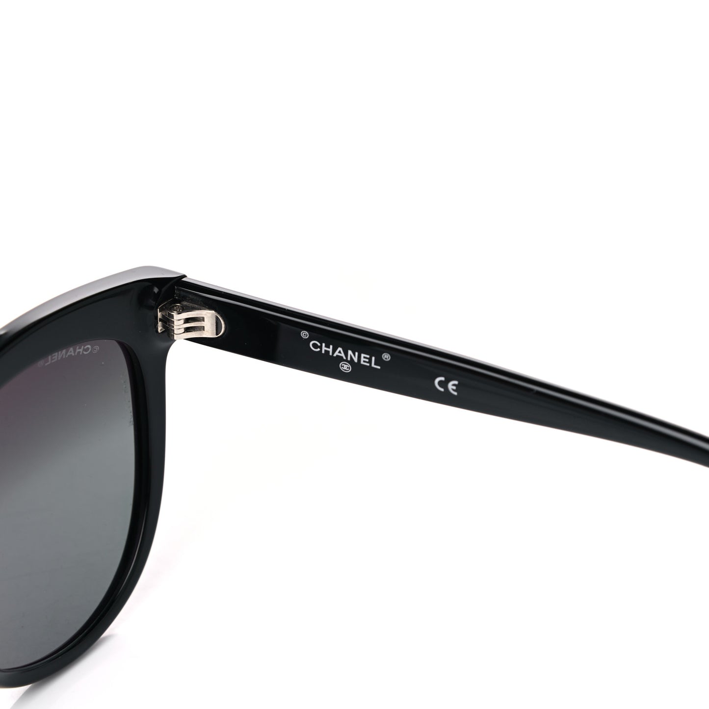 Acetate Cat Eye Sunglasses Black