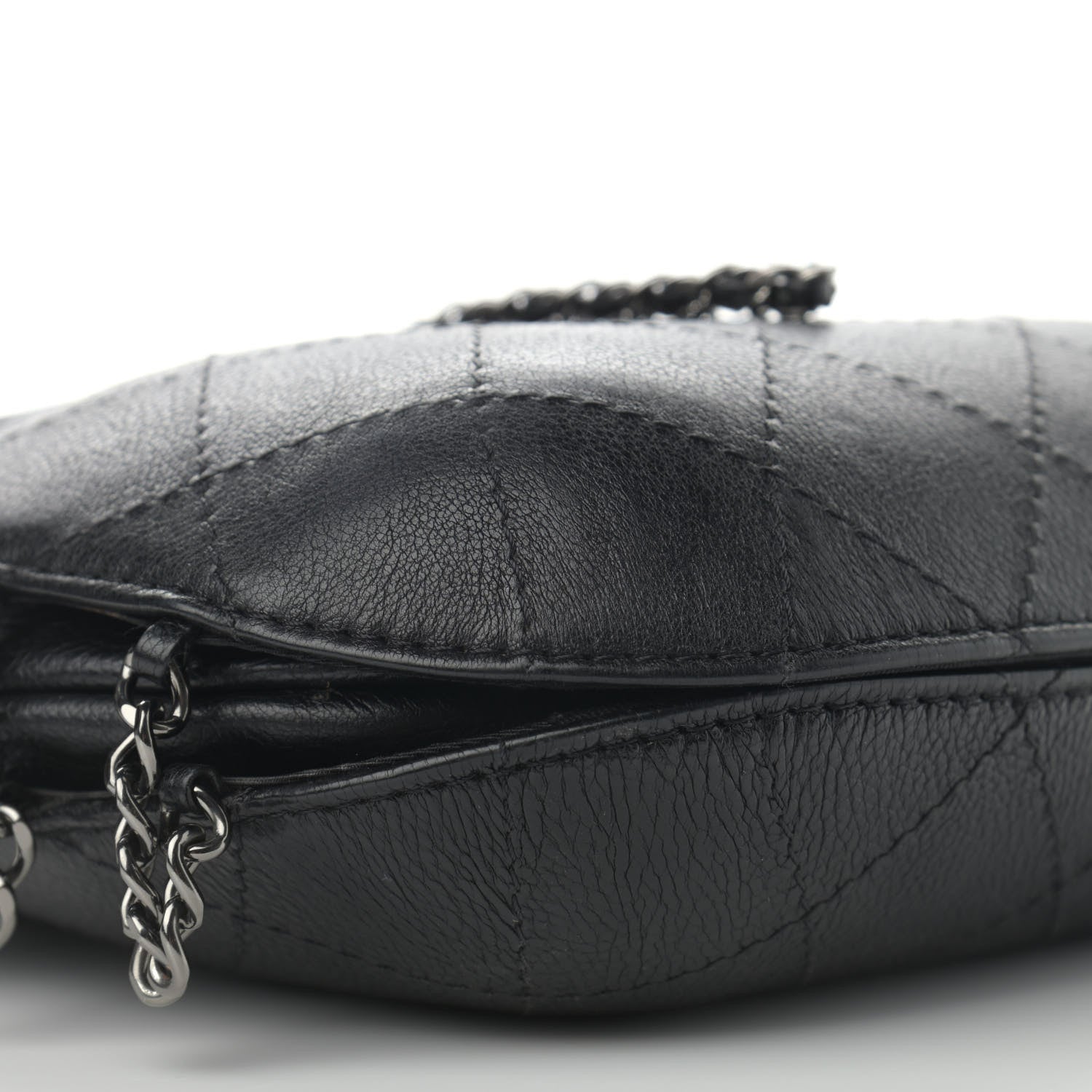 Chanel Calfskin Quilted Small Gabrielle Bucket Black 9 of 11