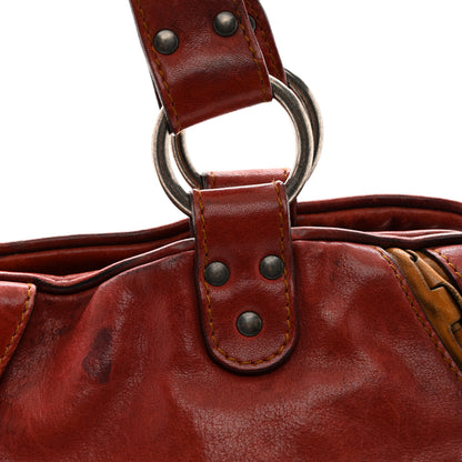 Christian Dior Calfskin Large Gaucho Double Saddle Bag Red 13 of 13