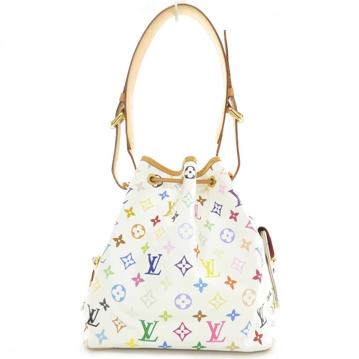 Monogram Multicolor Petit Noe White