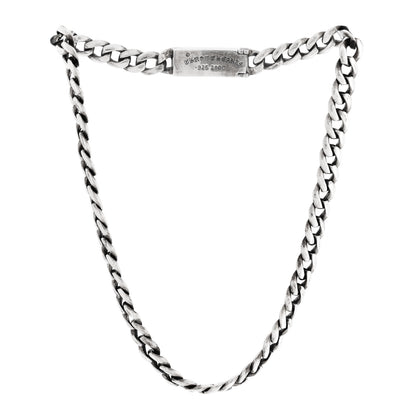 Chrome Hearts Sterling Silver Bella Mini ID Choker Necklace 3 of 5