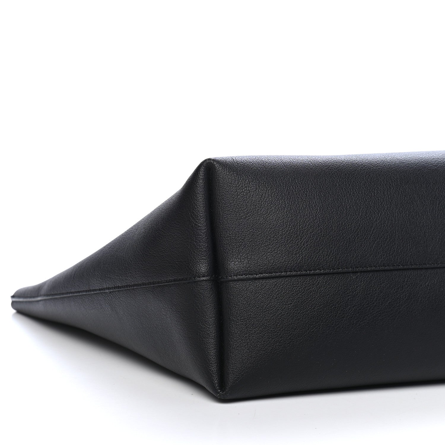 Saint Laurent Calfskin Large Shopping Tote Black 9 of 10