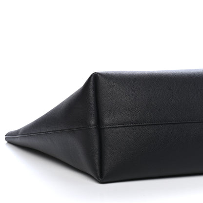 Saint Laurent Calfskin Large Shopping Tote Black 9 of 10