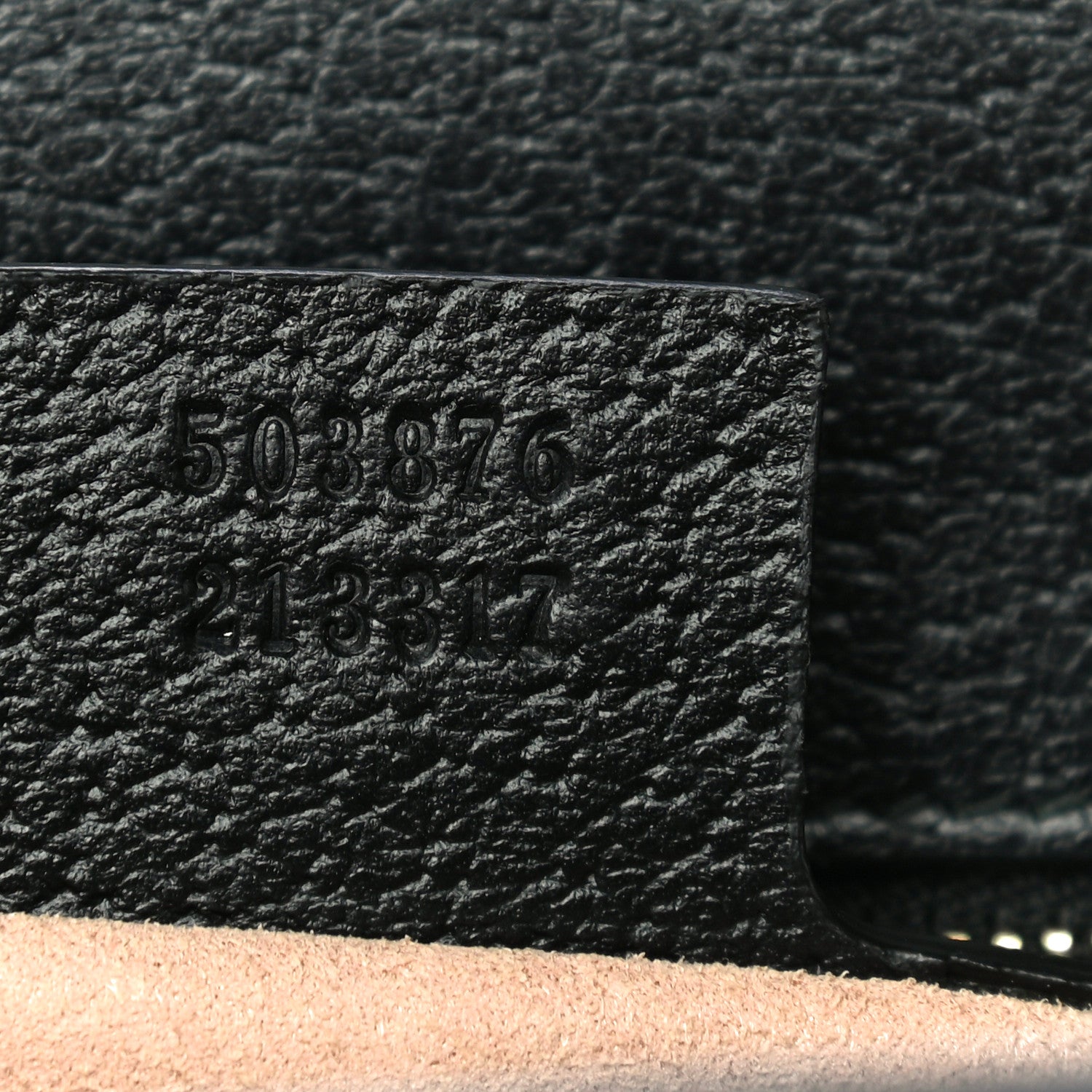 Gucci Textured Calfskin Web Medium Ophidia Chain Shoulder Bag Black 7 of 11