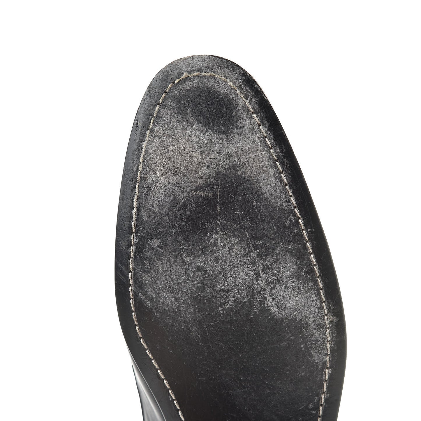 Calfskin Pearl CC Mocassin Loafers 40.5 Black