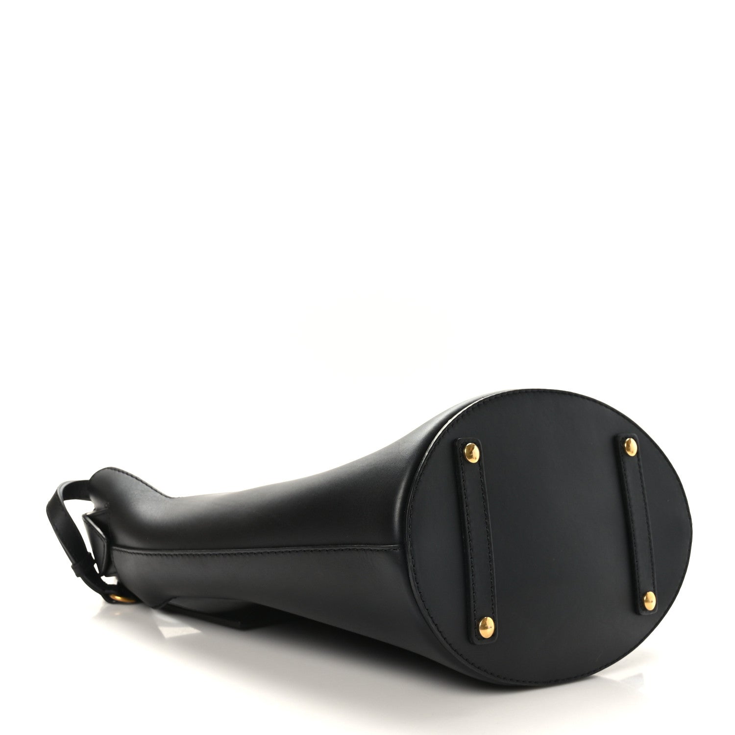 Burberry Supple Calfskin Medium Bucket Bag Black 5 of 9