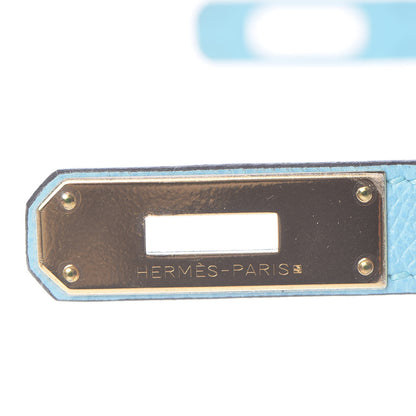 Hermes Epsom Kelly Sellier 28 Bleu Atoll 26 of 34
