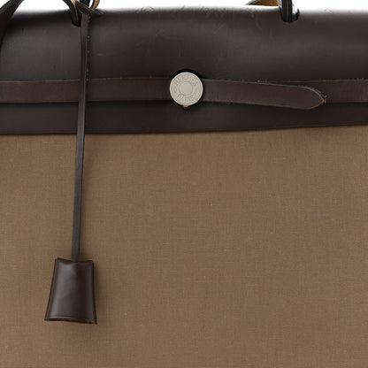 Hermes Toile Vache Hunter Herbag Zip 39 MM Etoupe Ebene 9 of 14