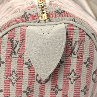 Louis Vuitton Mini Lin Croisette Speedy 30 Rouge 6 of 10