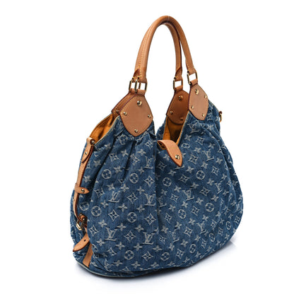 Louis Vuitton Denim Mahina XL Blue 3 of 8