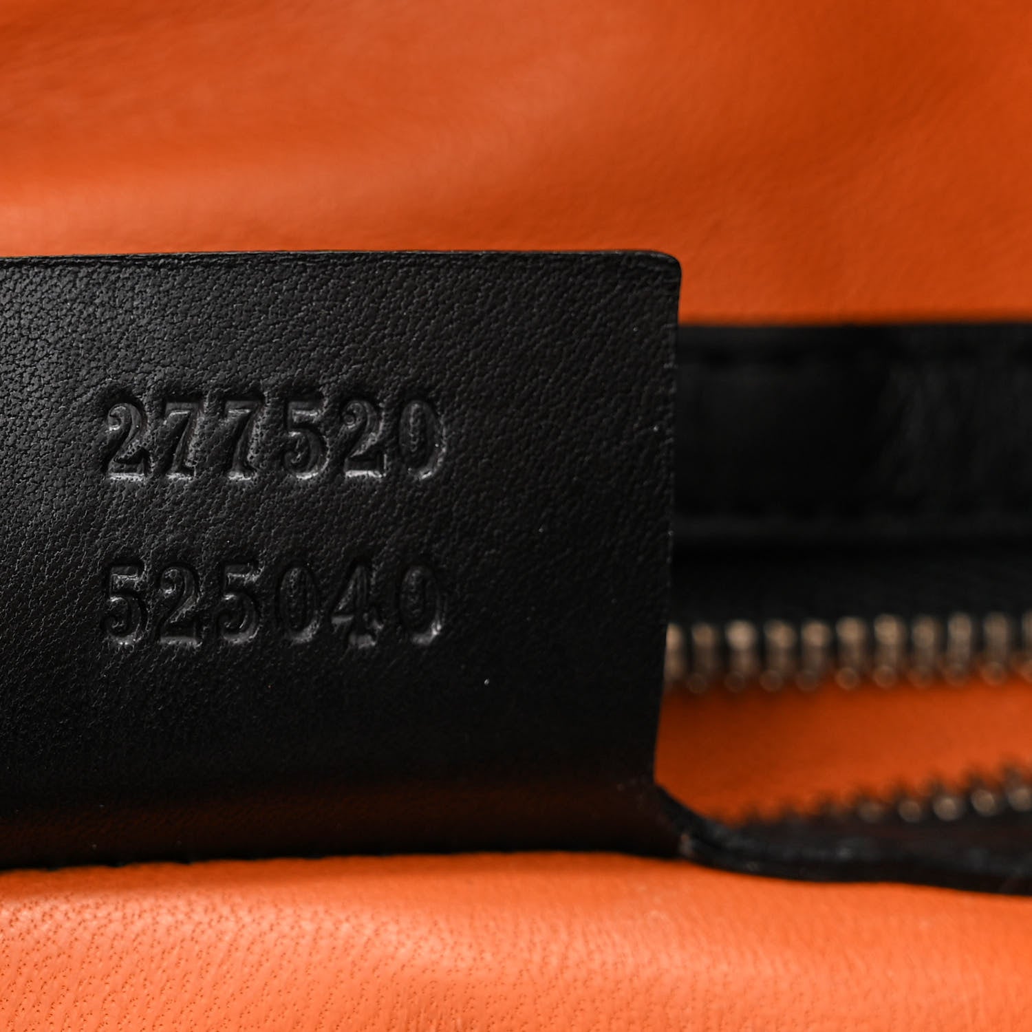 Gucci Nubuck Medium New Jackie Shoulder Bag Black Orange 6 of 13