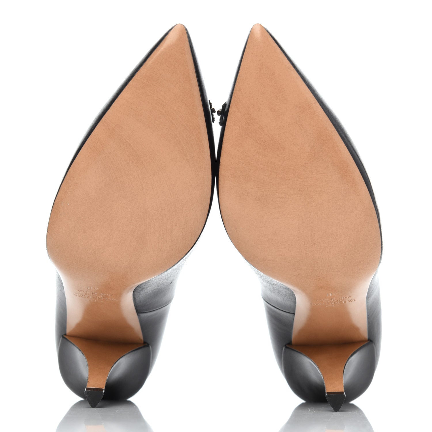 Valentino Garavani Calfskin Heart and Arrow 110mm Pumps 40 Black 5 of 18