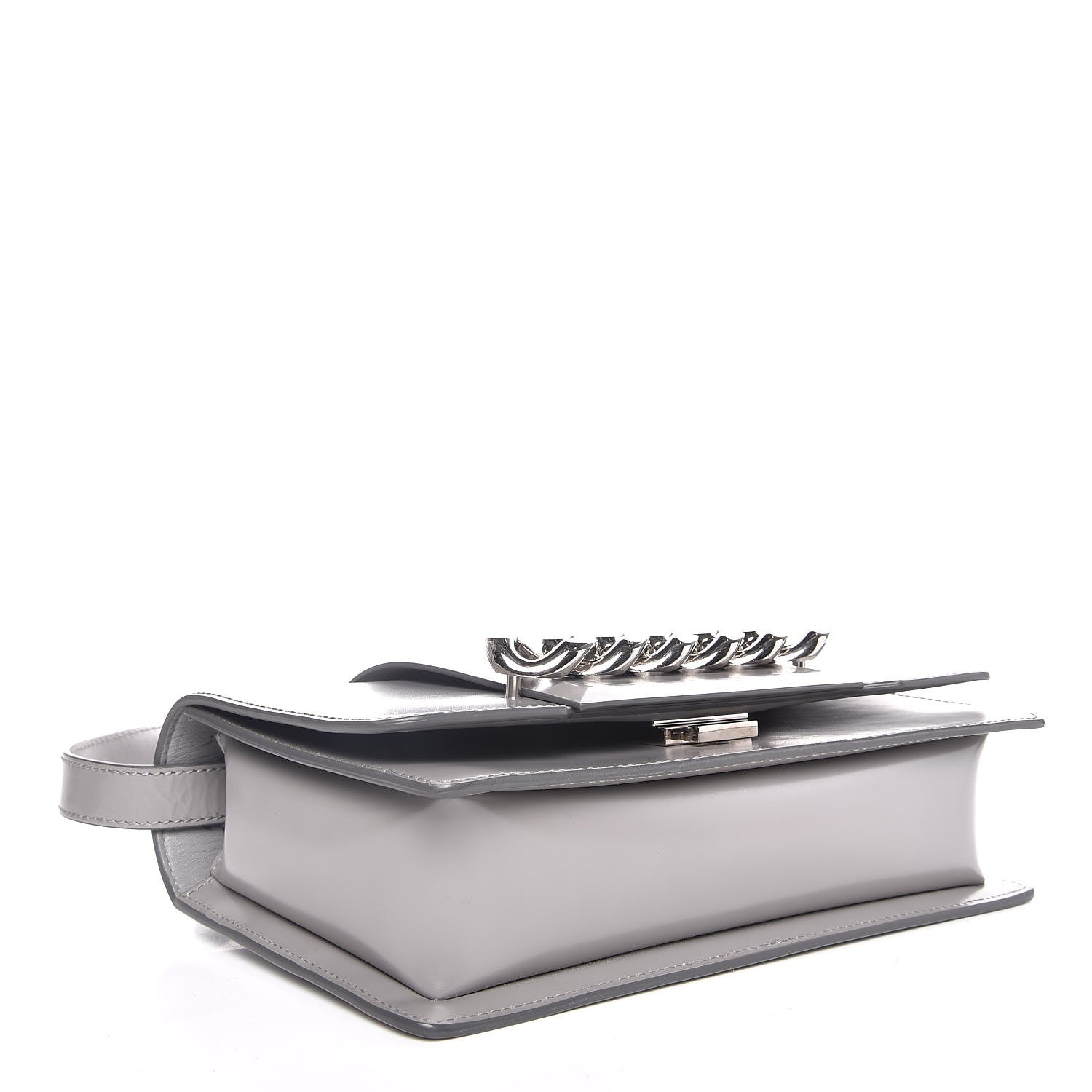 Givenchy Calfskin Infinity Flap Bag Pearl Grey 4 of 7