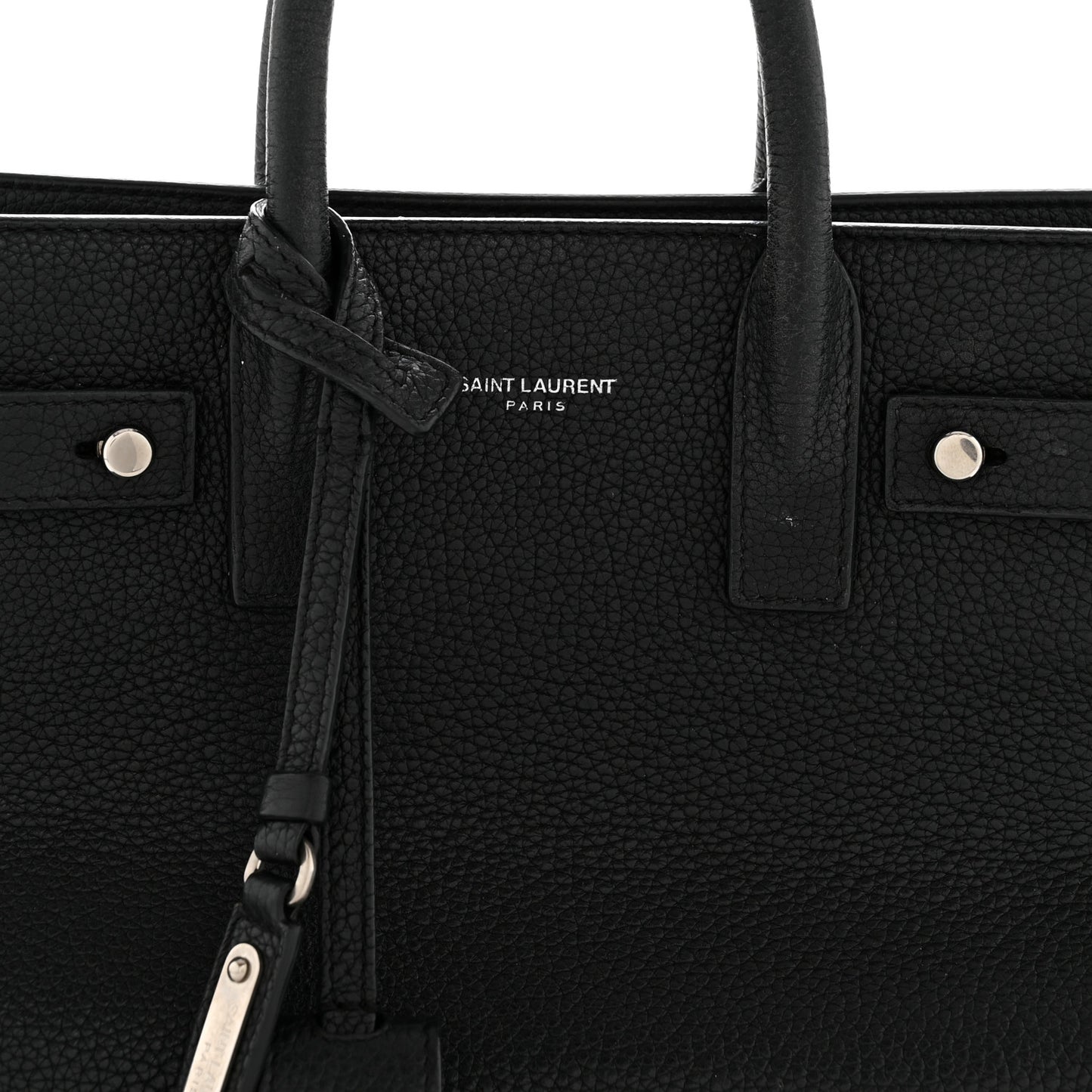 Grained Calfskin Nano Sac De Jour Souple Black Black