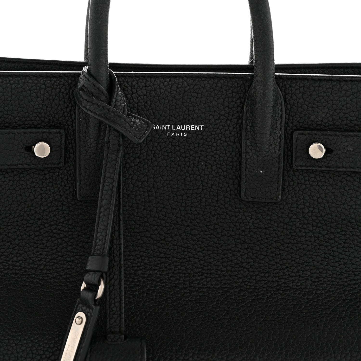 Saint Laurent Grained Calfskin Nano Sac De Jour Souple Black Black 8 of 14