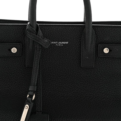Saint Laurent Grained Calfskin Nano Sac De Jour Souple Black Black 8 of 14