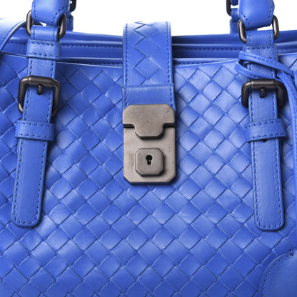 Bottega Veneta Calfskin Leggero Intrecciato Small Roma Bluette 9 of 9
