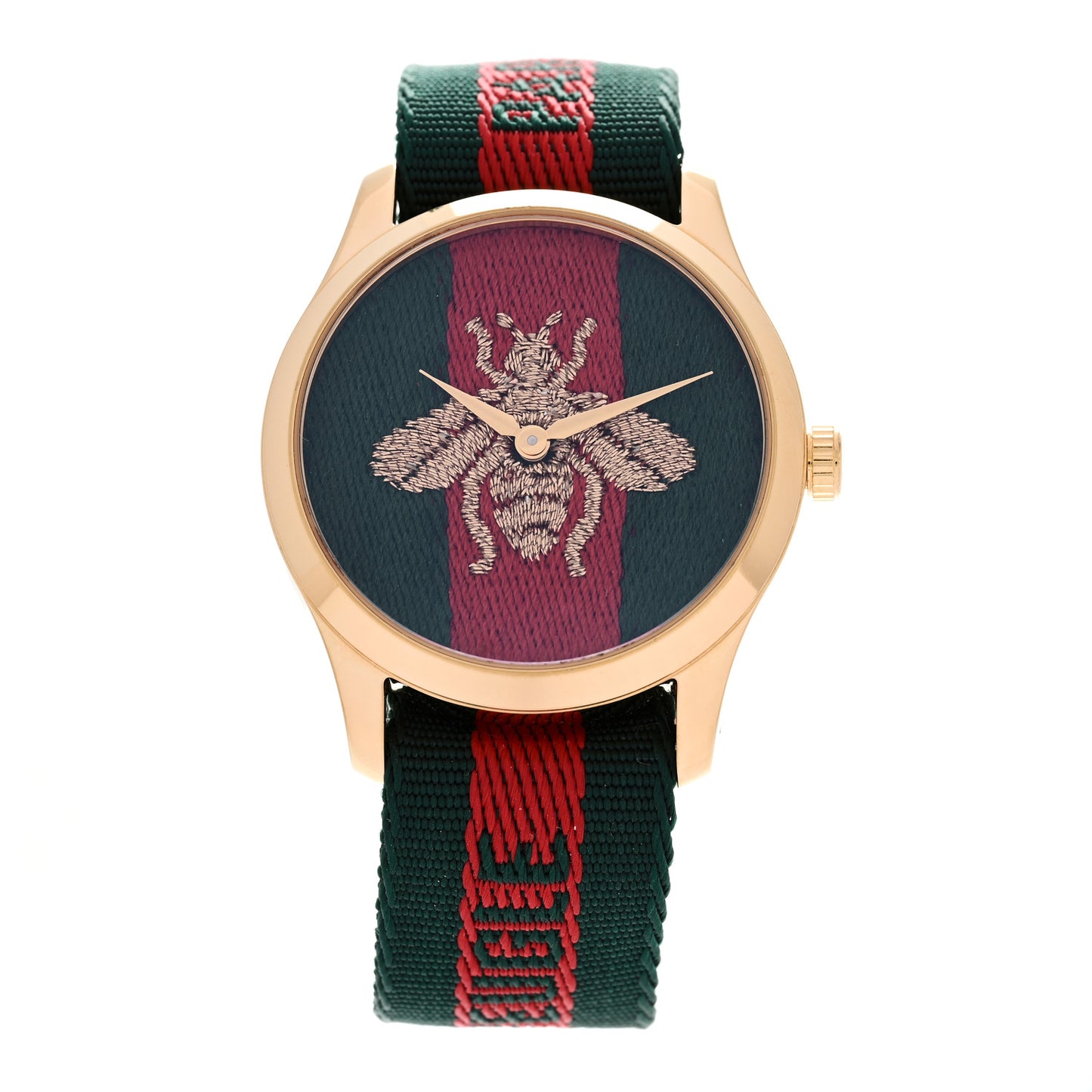 Stainless Steel Nylon 38mm Le Marche Des Merveilles Bee Quartz Watch Green