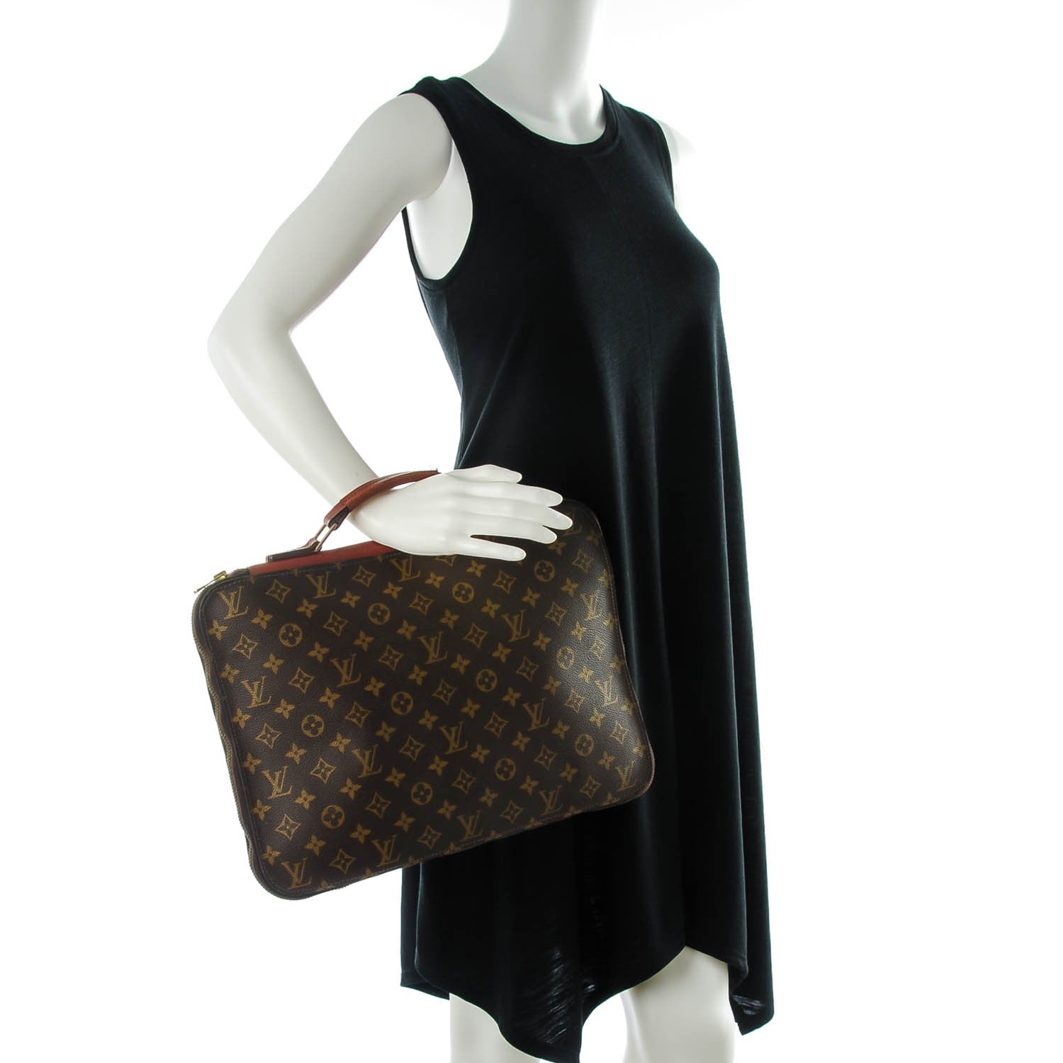 Louis Vuitton Monogram Porte-Documents Poignee Portfolio with Handle 2 of 9