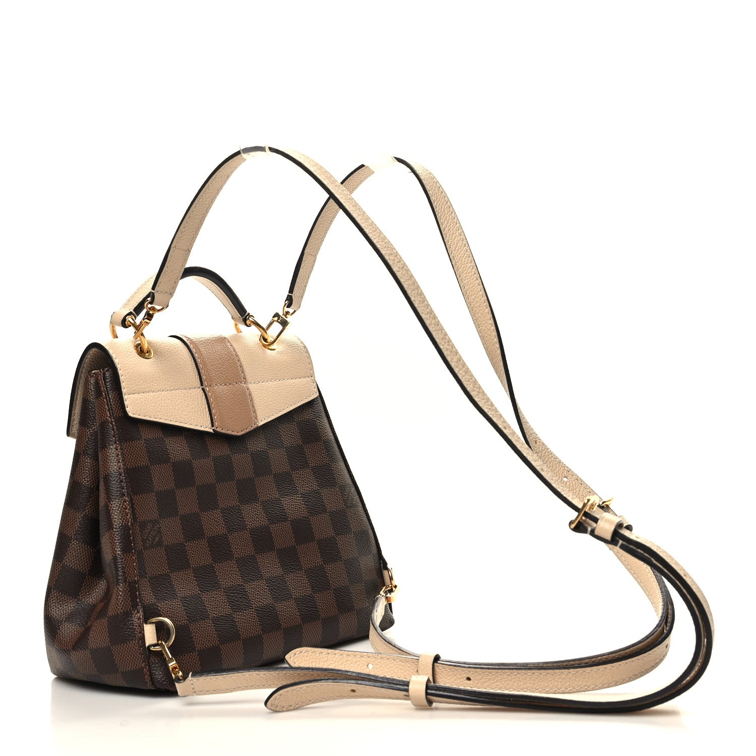 Louis Vuitton Damier Ebene Clapton Backpack Creme 3 of 9