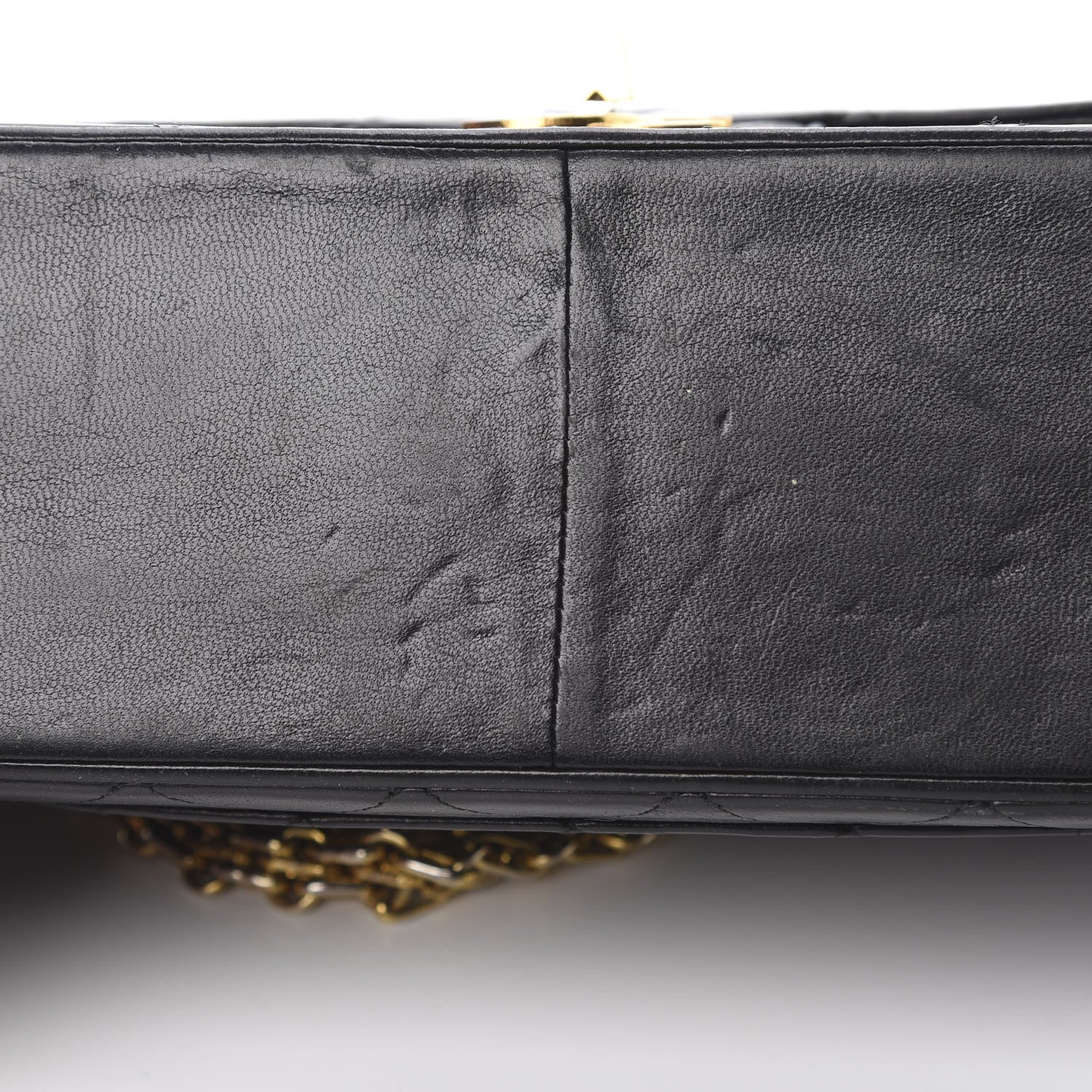 Chanel Lambskin Quilted Medium Double Flap Black 18 of 22
