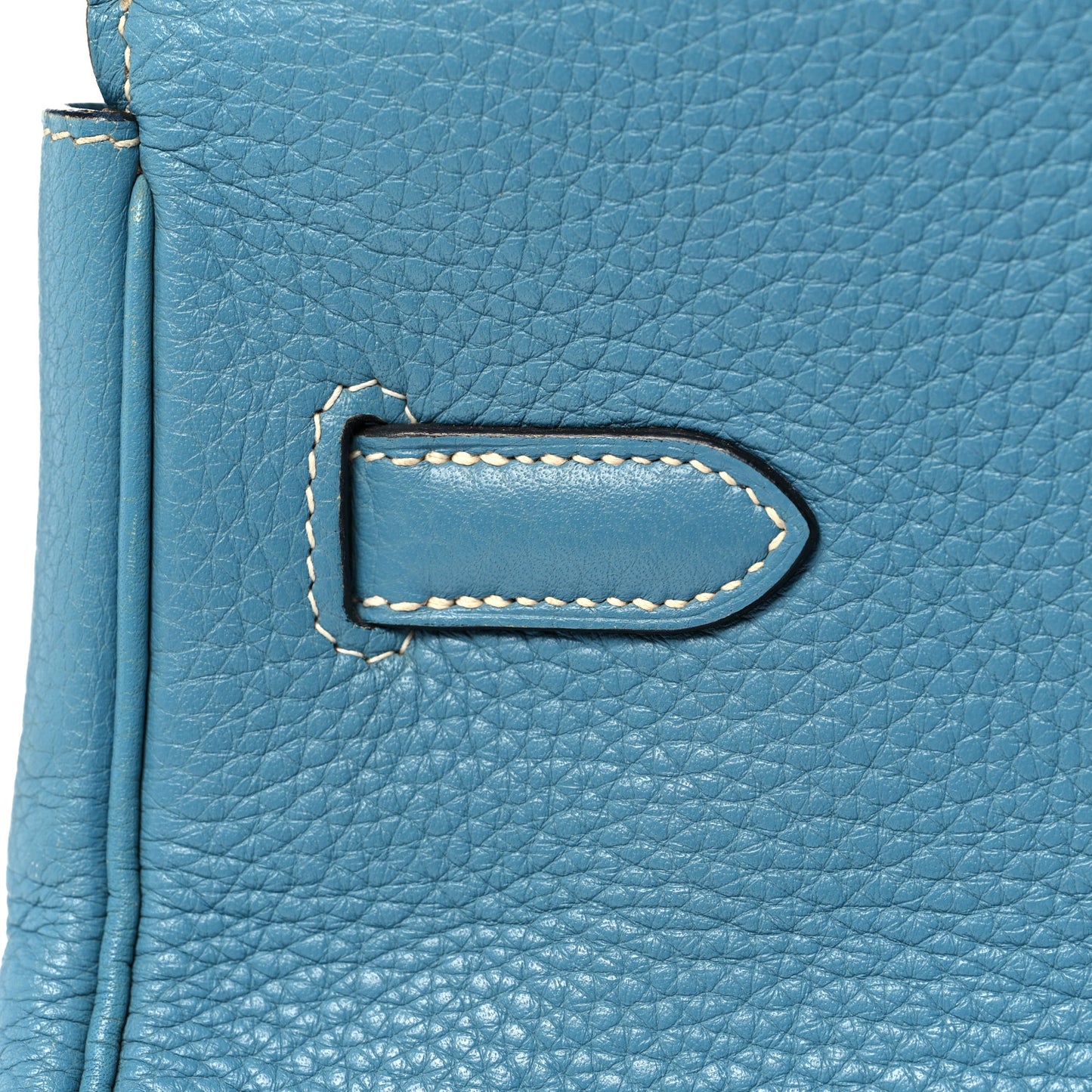 Taurillon Clemence Birkin 35 Blue Jean