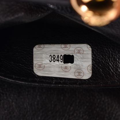 Chanel Lambskin Quilted Evening Bag Black 8 of 9