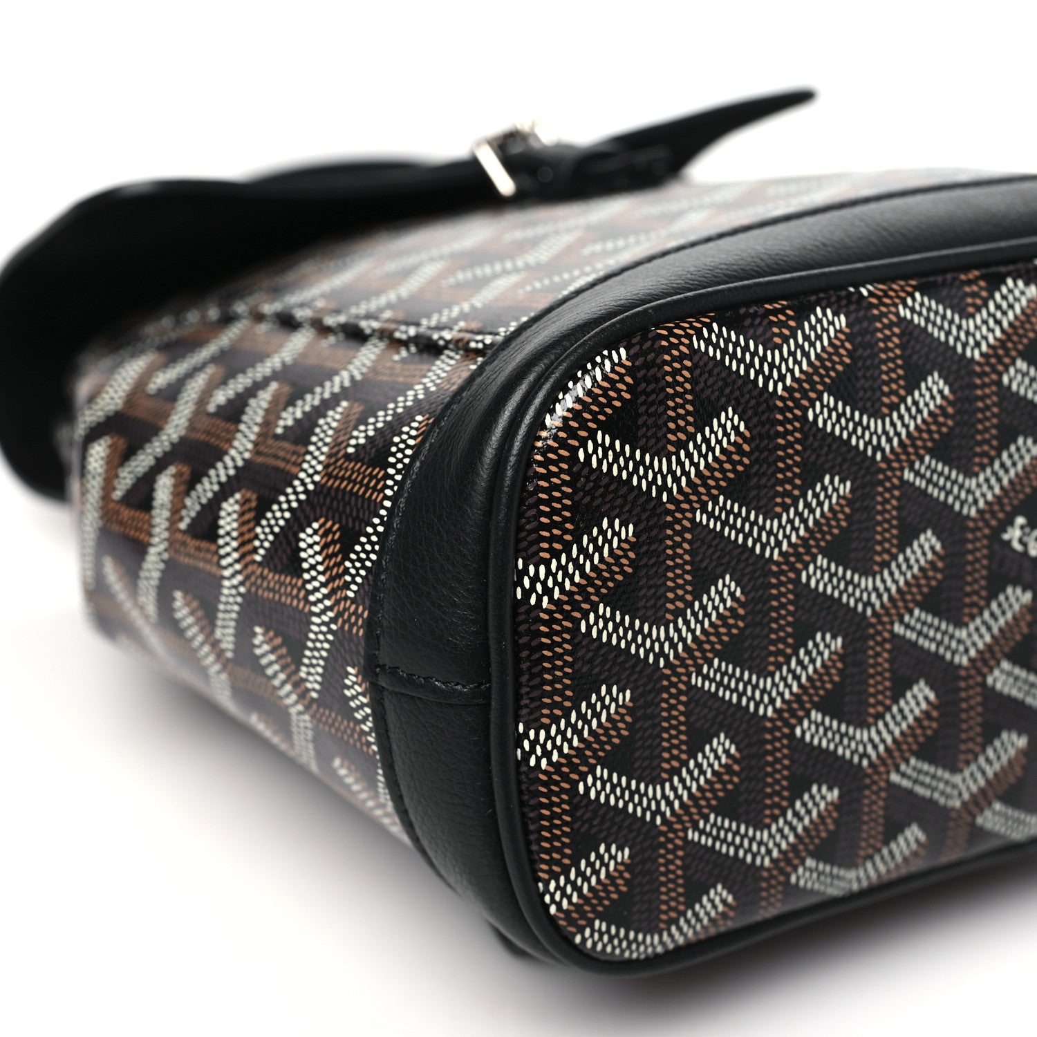 Goyard Goyardine Calfskin Mini Alpin Backpack Black 8 of 9