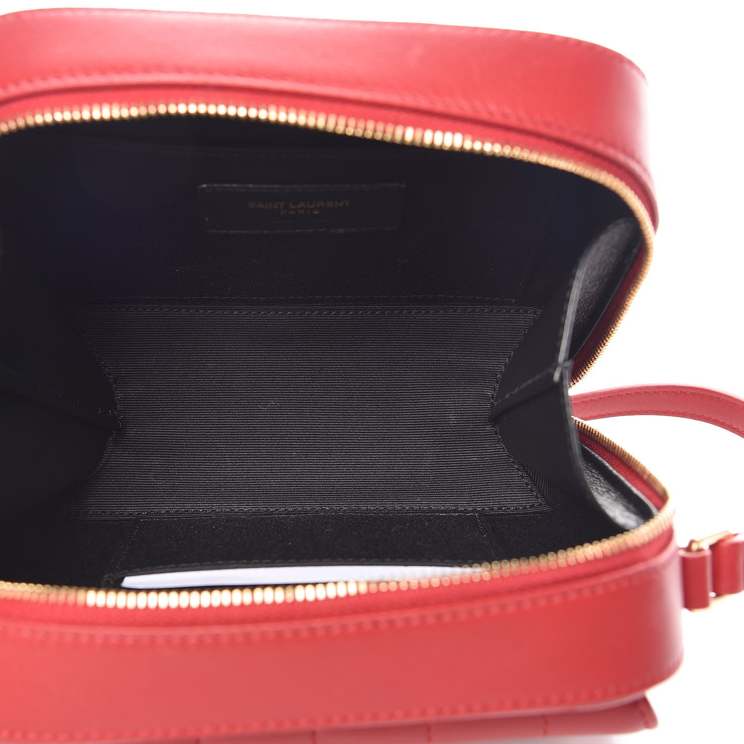 Saint Laurent Lambskin Matelasse Monogram Mini Vicky Camera Bag Rouge 5 of 9