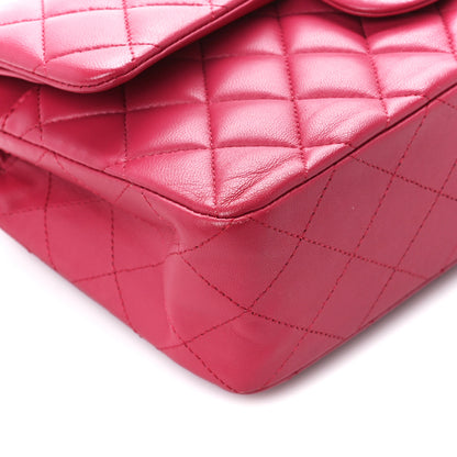 Chanel Lambskin Quilted Small Double Flap Pink 10 of 11