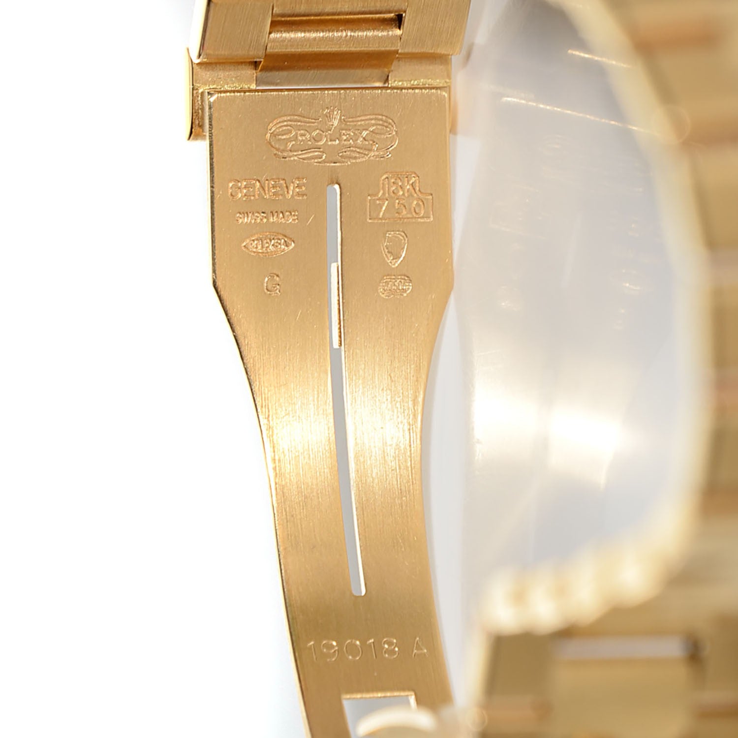 Rolex 18K Yellow Gold 36mm Oysterquartz Day-Date Watch Champagne 19018 6 of 7
