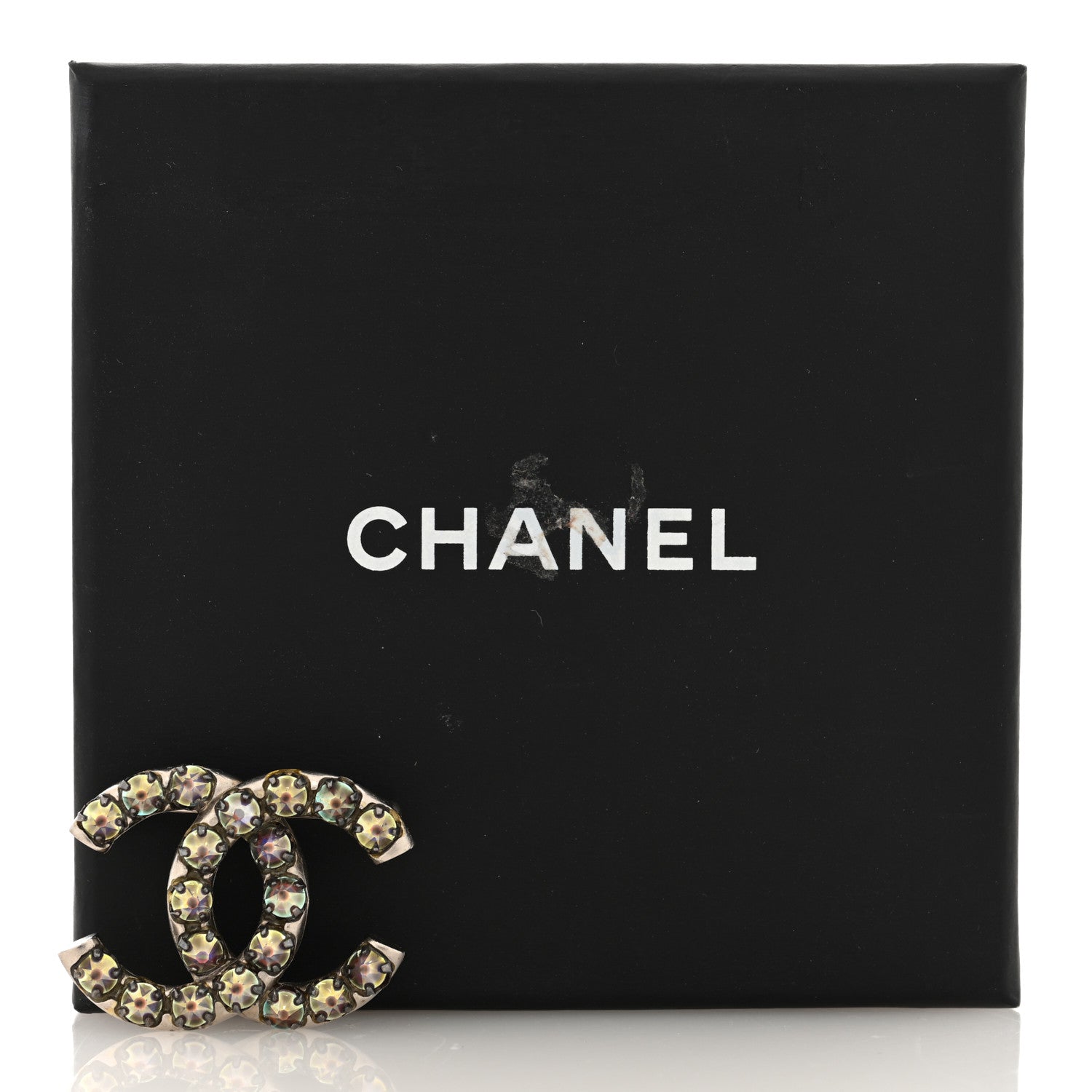 Chanel Crystal CC Brooch Multicolor 4 of 4
