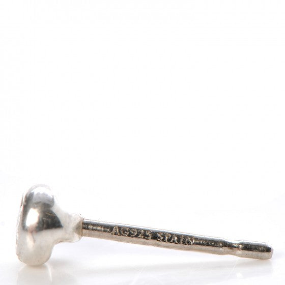 Sterling Silver Diamond .10ctw Elsa Peretti Diamonds By The Yard Earrings