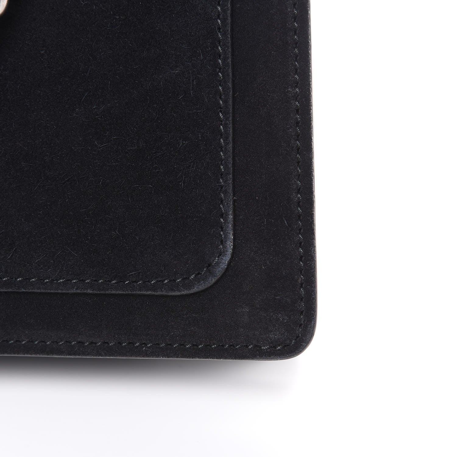 Gucci Suede Medium Dionysus Shoulder Bag Black 10 of 12