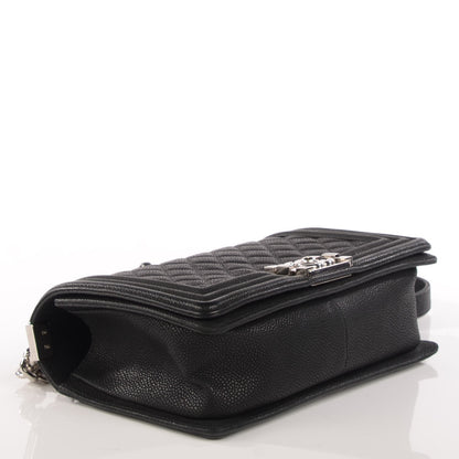 Chanel Caviar Quilted Medium Boy Flap Black 4 of 9