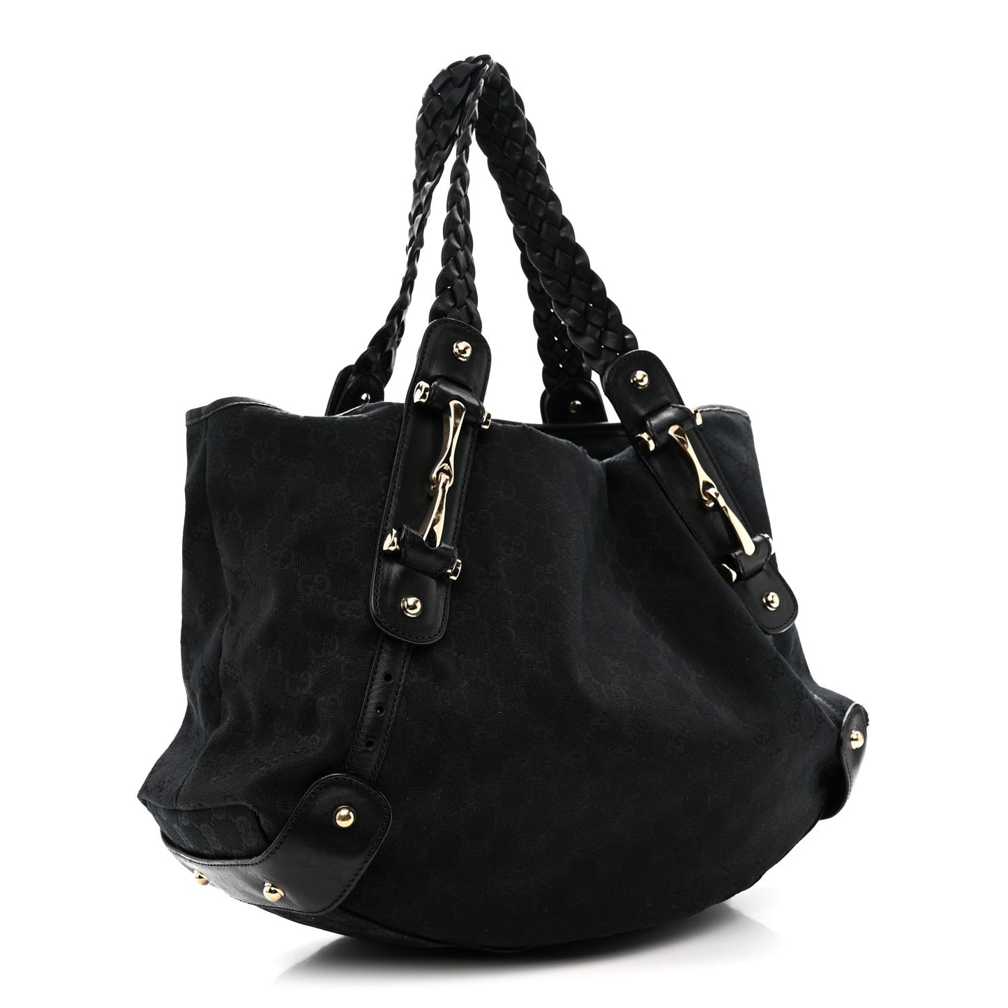 Monogram Medium Pelham Shoulder Bag Black