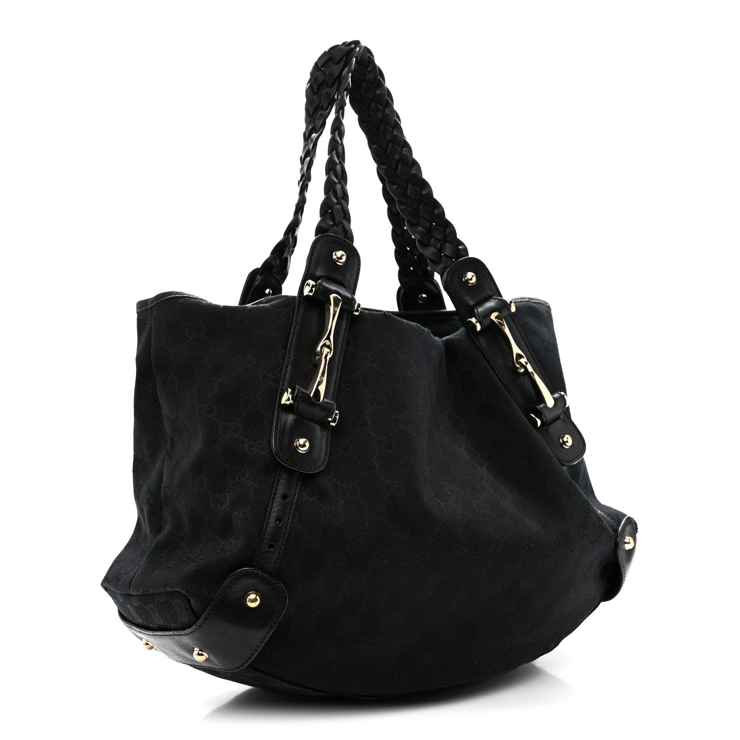 Gucci Monogram Medium Pelham Shoulder Bag Black 3 of 14