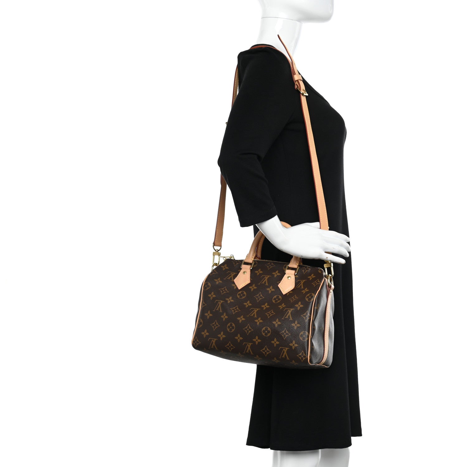 Louis Vuitton Monogram Speedy Bandouliere 25 2 of 10