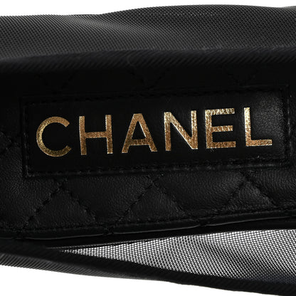 Chanel Mesh CC Ballerina Flats 38.5 Black 8 of 10