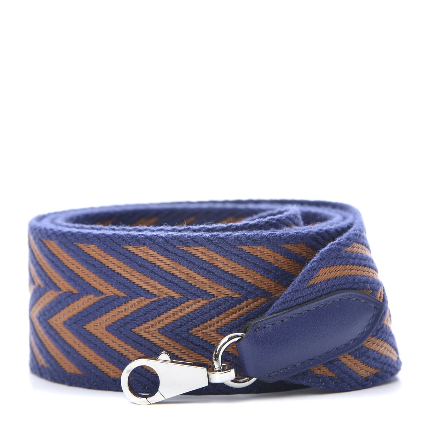 Toile Swift 50mm Sangle ZigZag Shoulder Strap Bleu Encre Gold