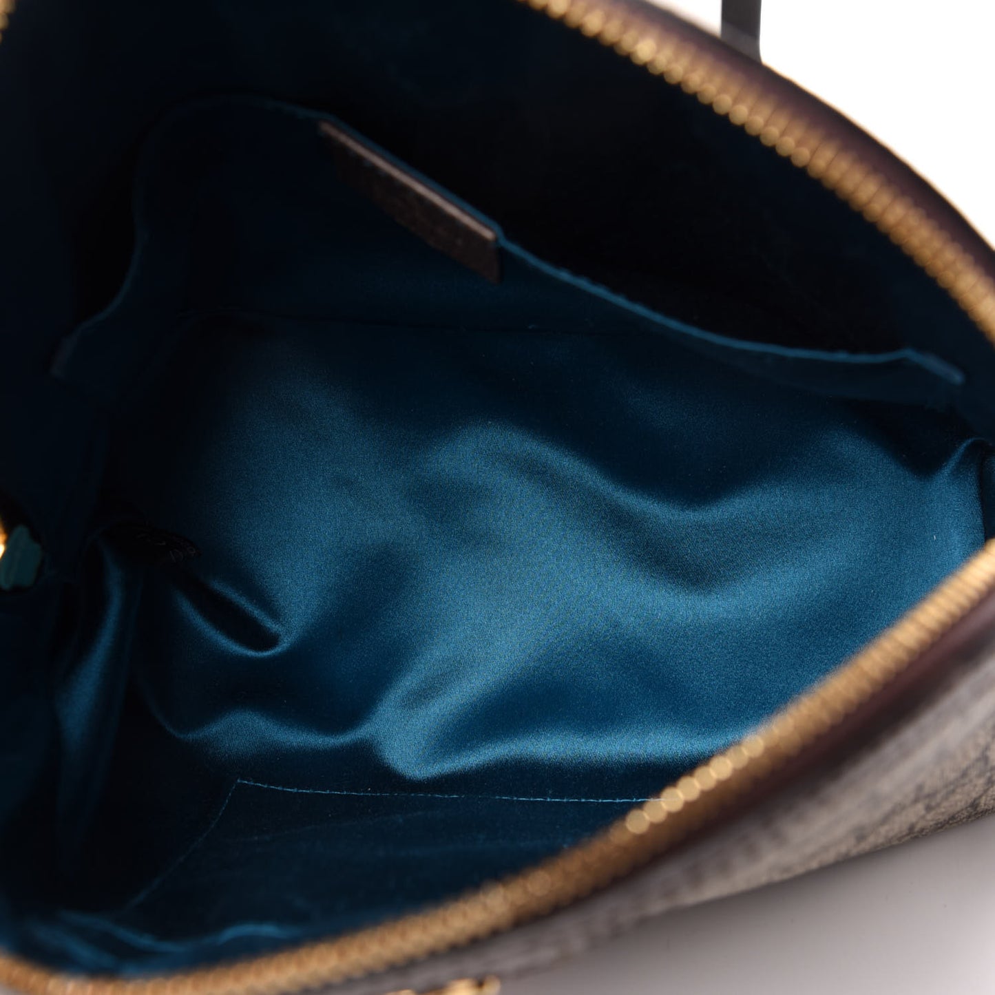 GG Supreme Monogram Textured Dollar Calfskin Web Small Ophidia Dome Shoulder Bag Beige Ebony New Acero